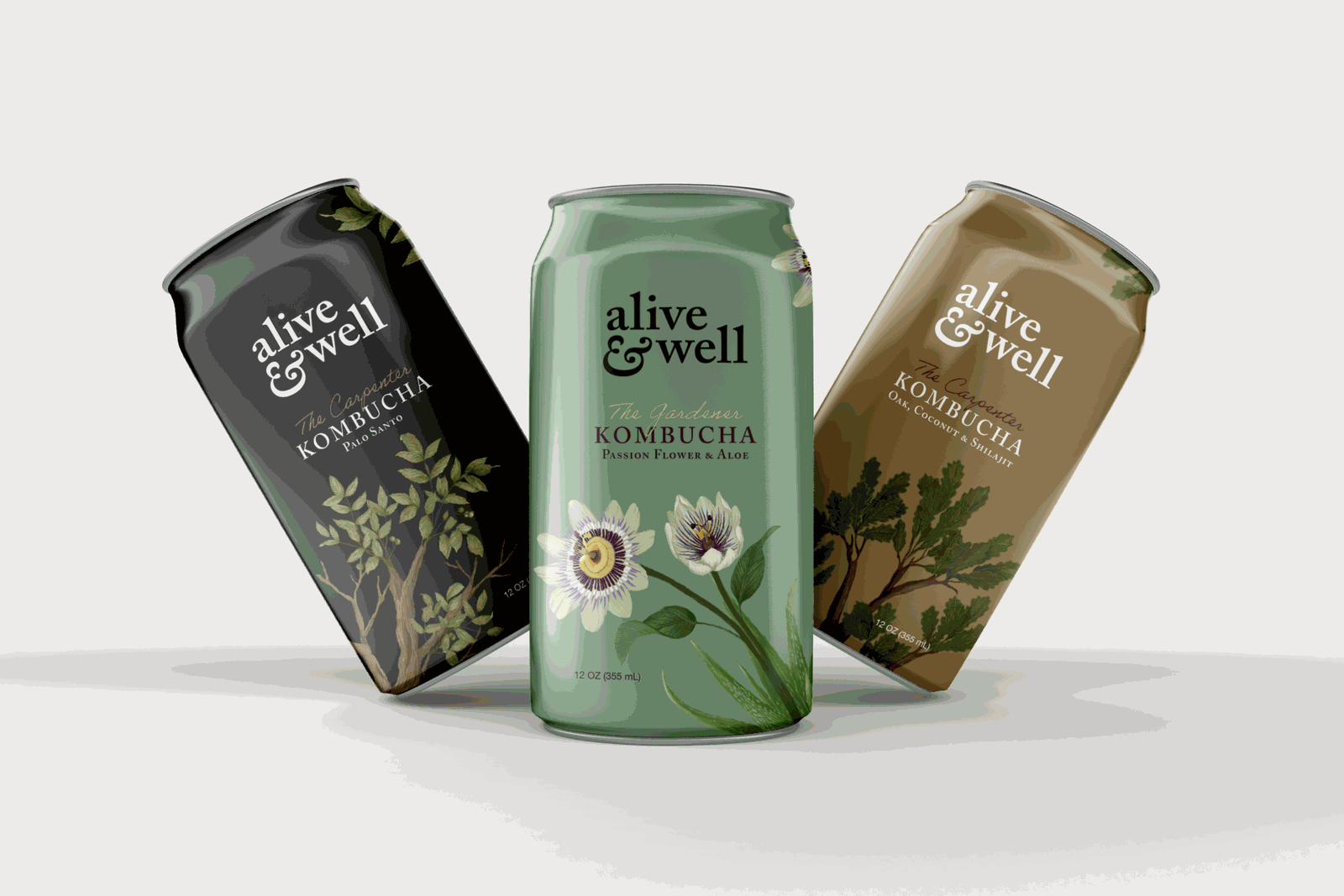 Alive & Well Kombucha mockup